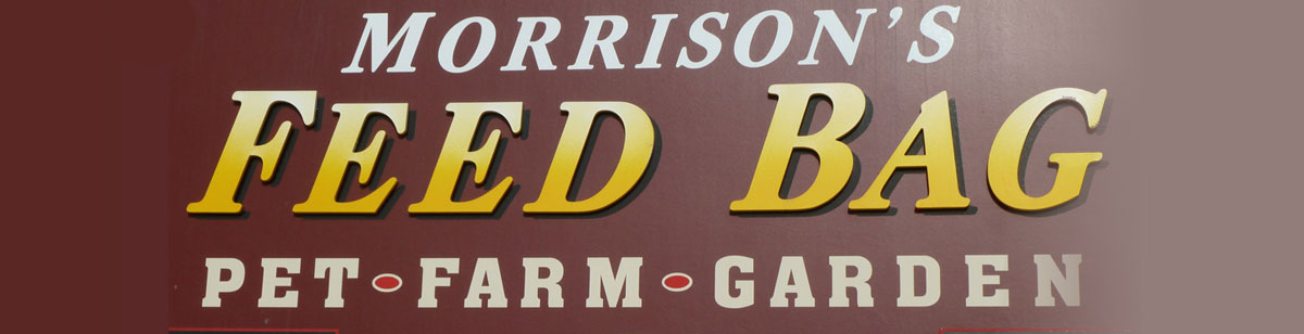 Morrison't Feed Bag Sign